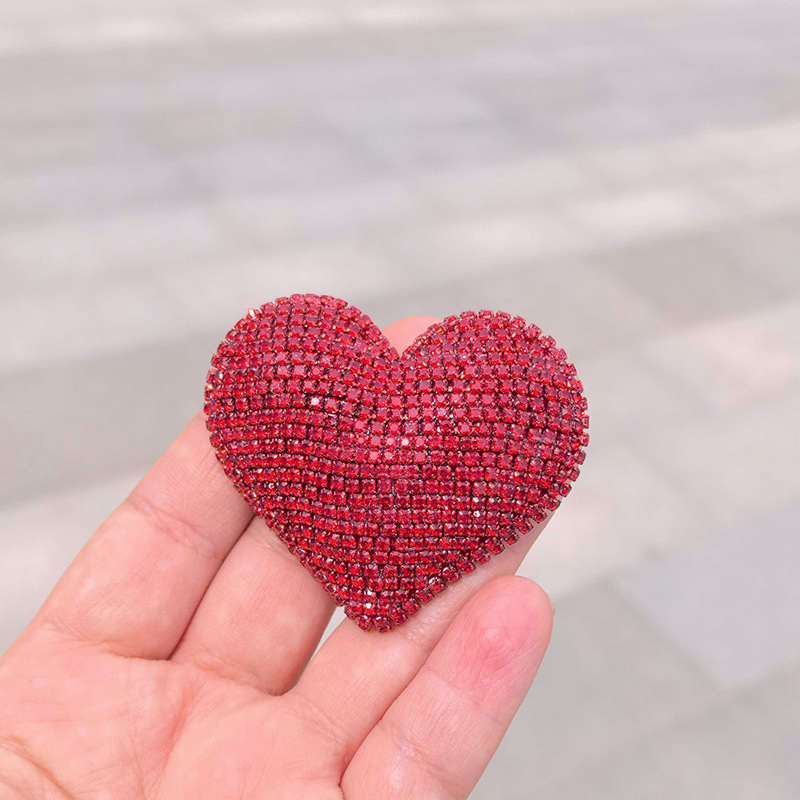 Love  Shape With With Diamonds 60MM*50MM