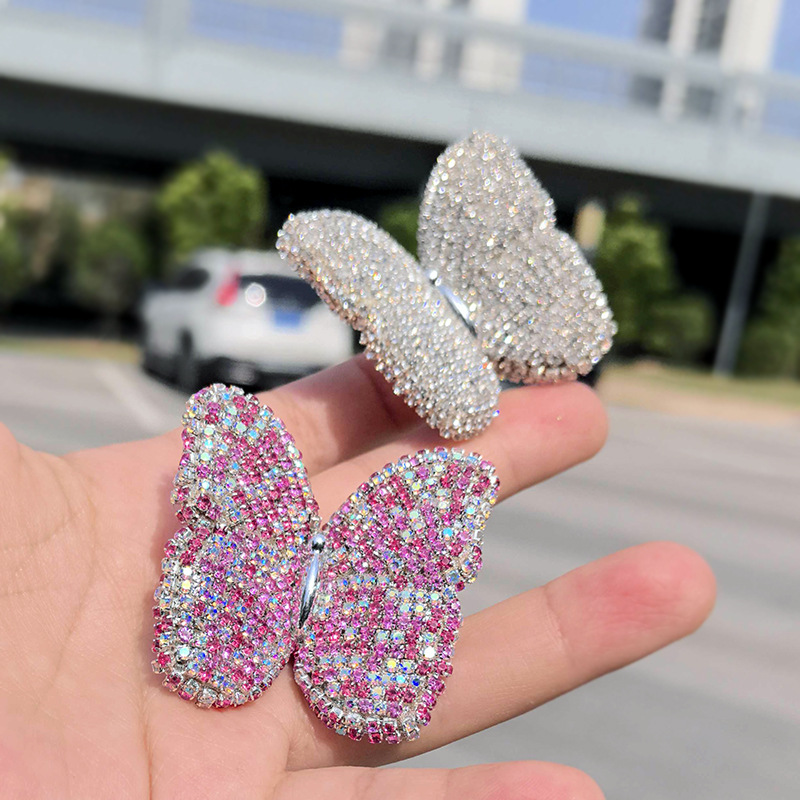 Butterfly Shape With With Diamonds 69M*68MM