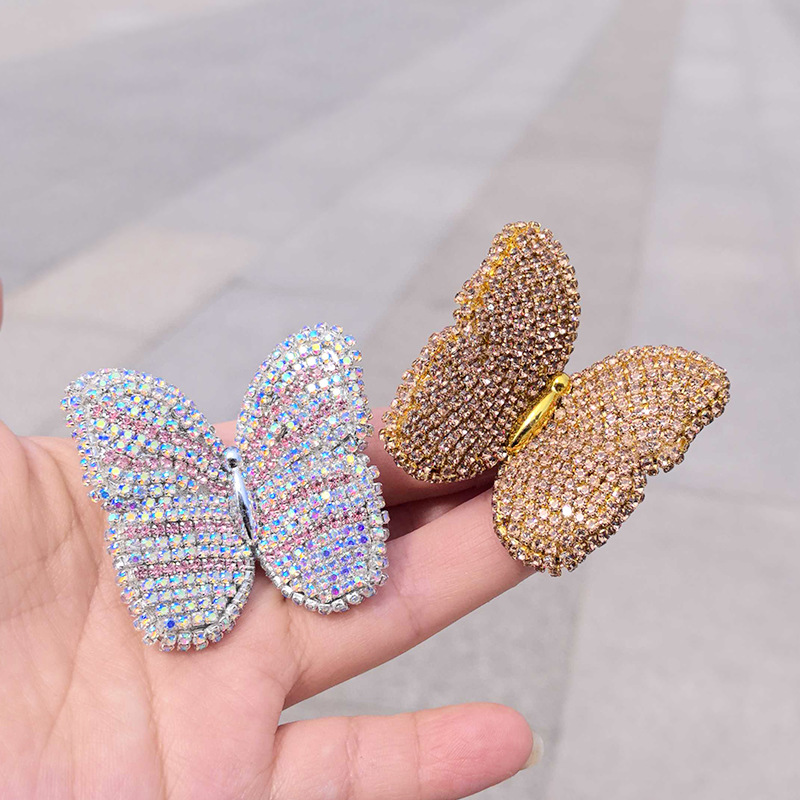 Butterfly Shape With With Diamonds 69M*68MM