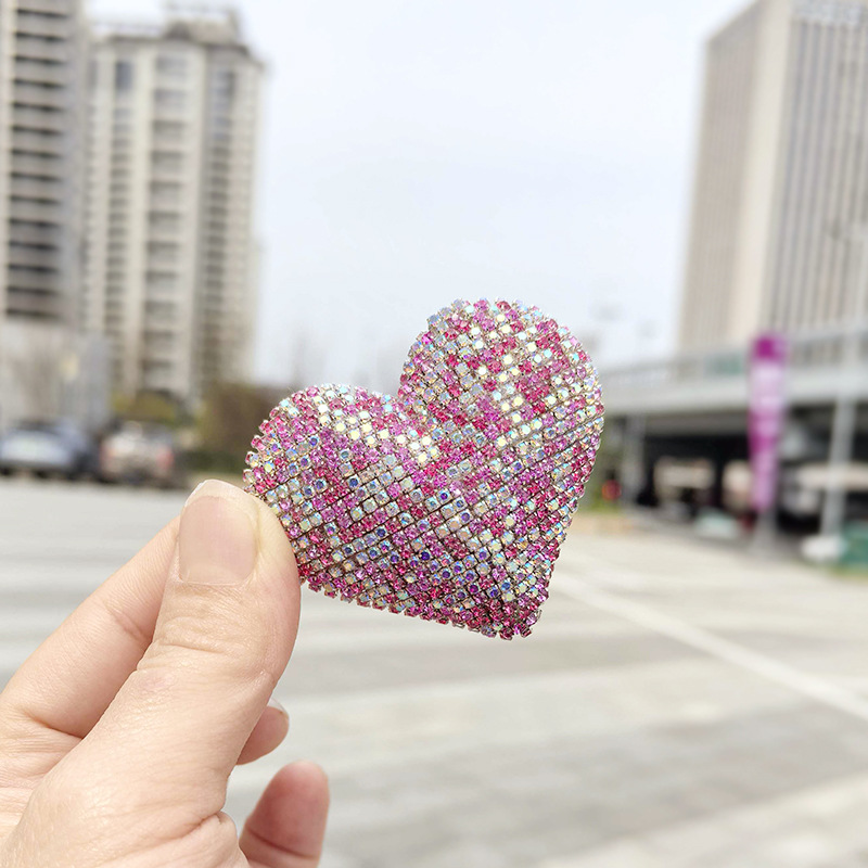 Love  Shape With With Diamonds 60MM*50MM