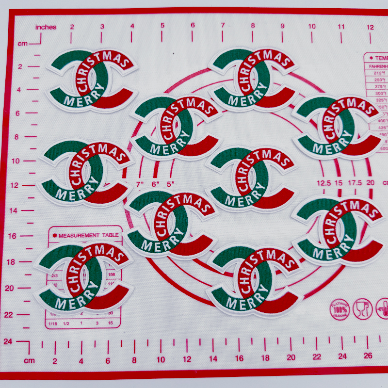 C-Green And Red Double C Patch