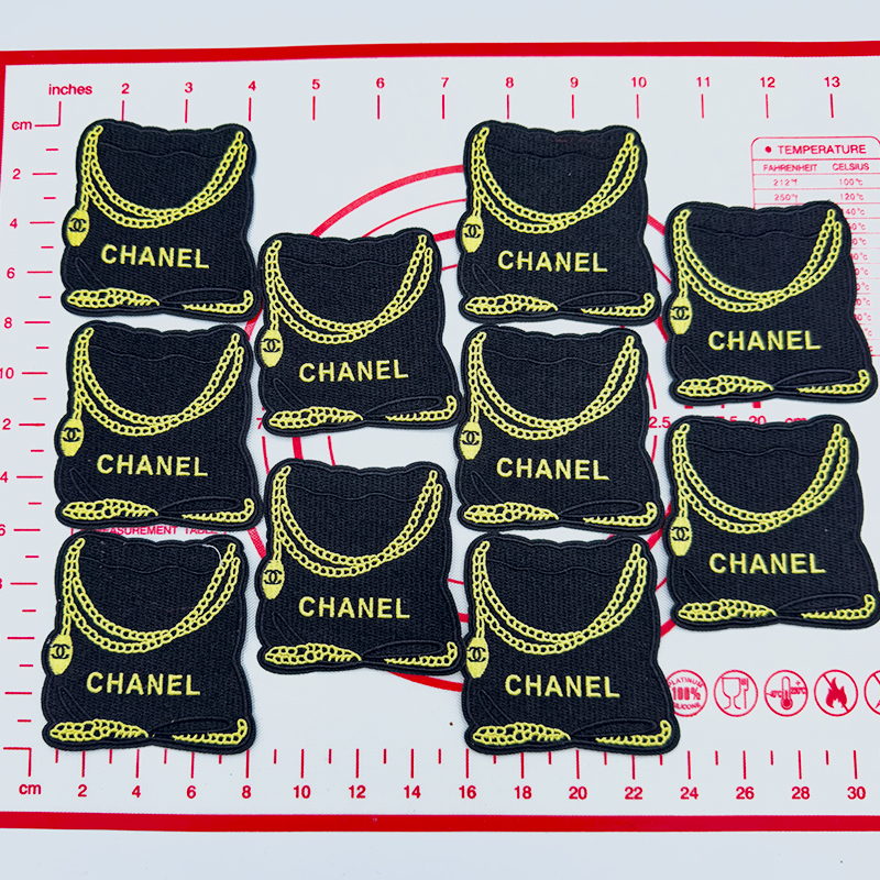 C-Black-Gold Bag Patch