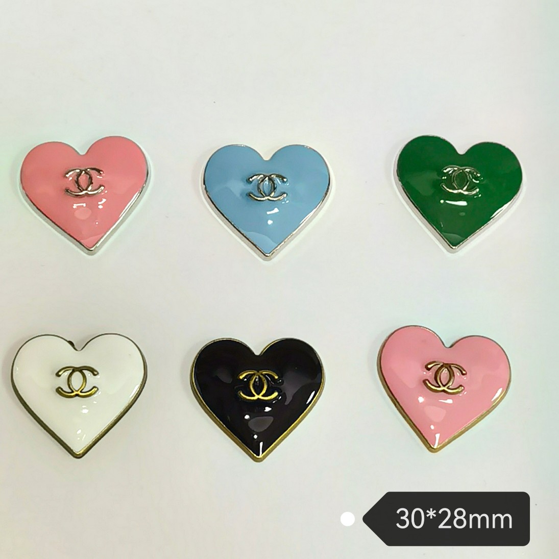 Metal Love Shape CC 30MM*30MM