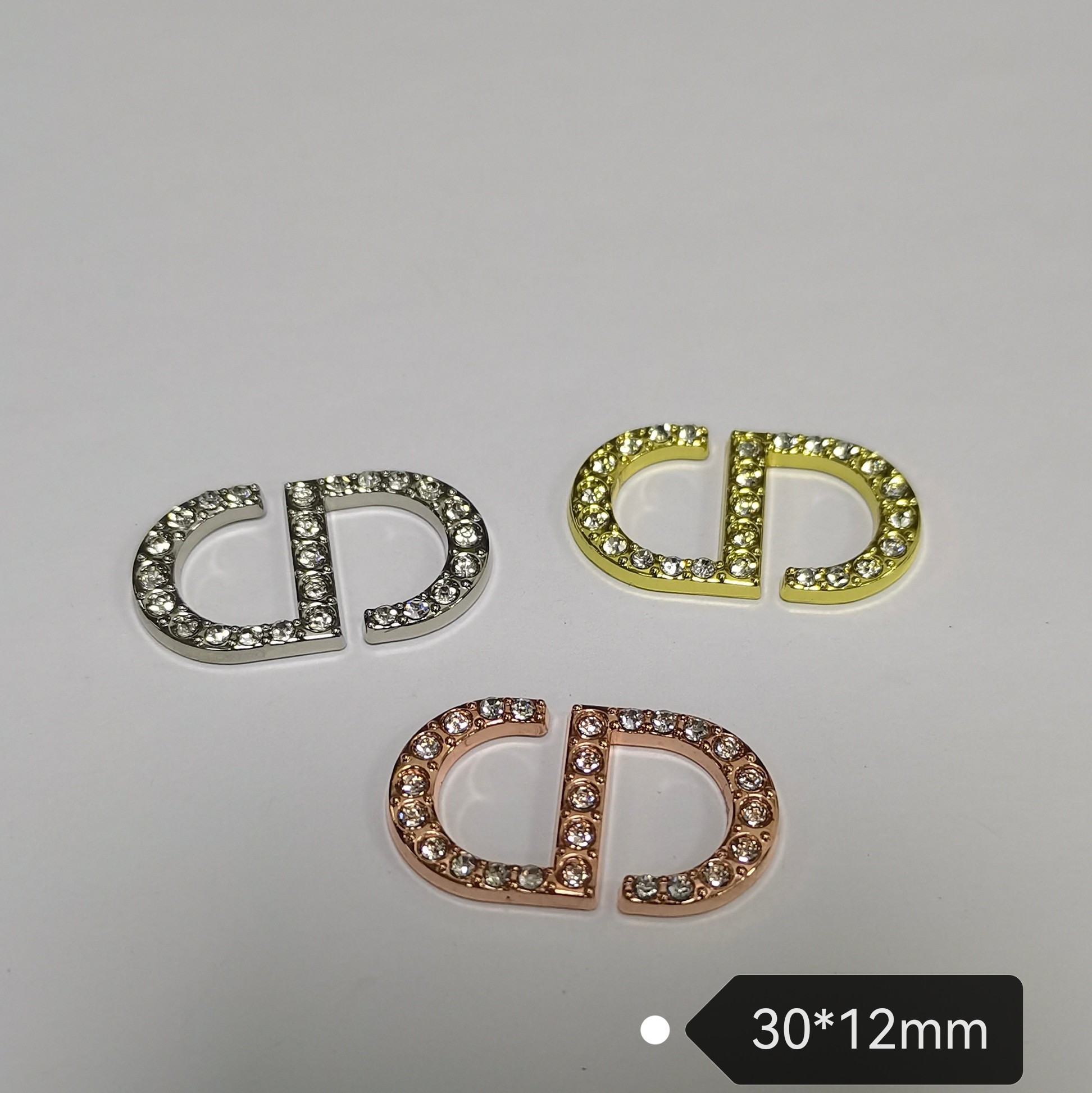 CD-Sign Shape With Diamonds 30MM*12MM