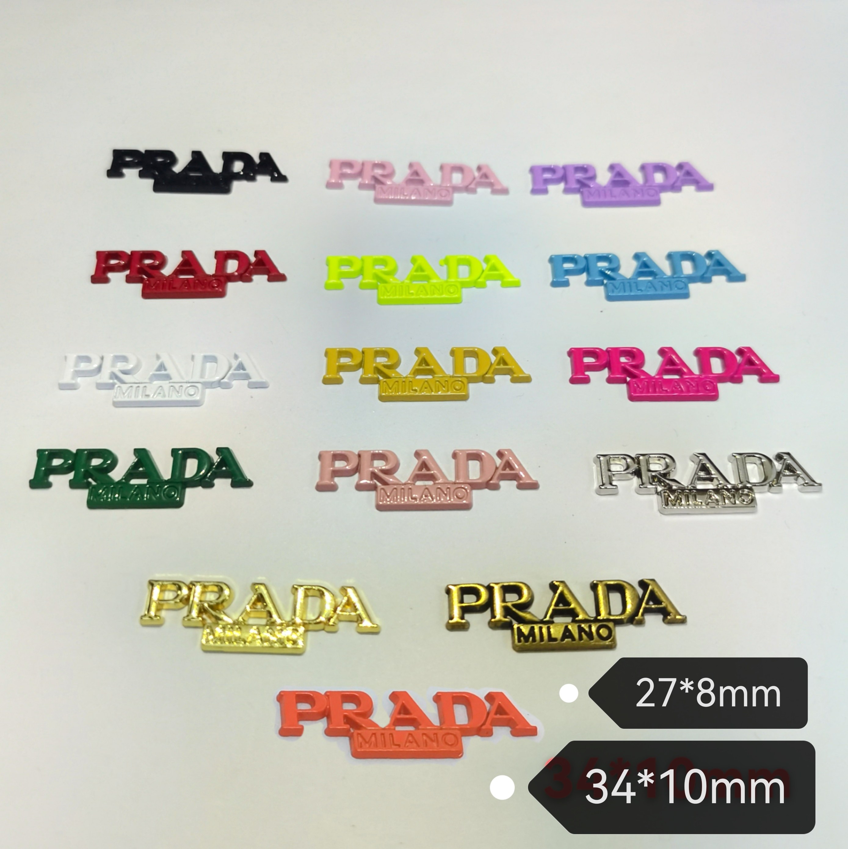 P- Signage metal material 33MM*10MM
