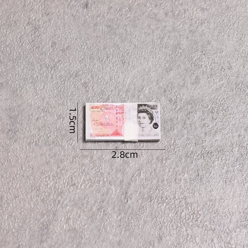 A wad of Simulation Cash 28MM*15MM