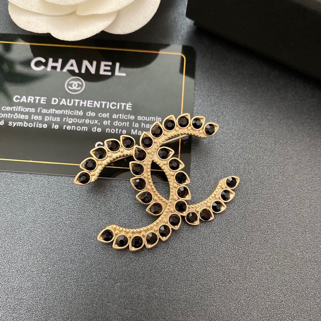 C-Double C With Black diamonds 50MM*36MM
