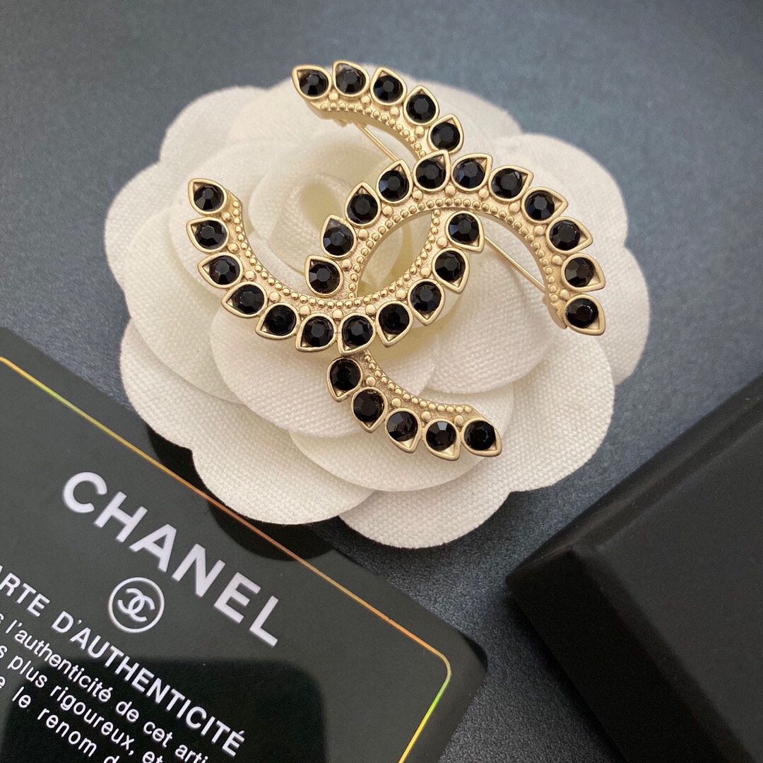 C-Double C With Black diamonds 50MM*36MM