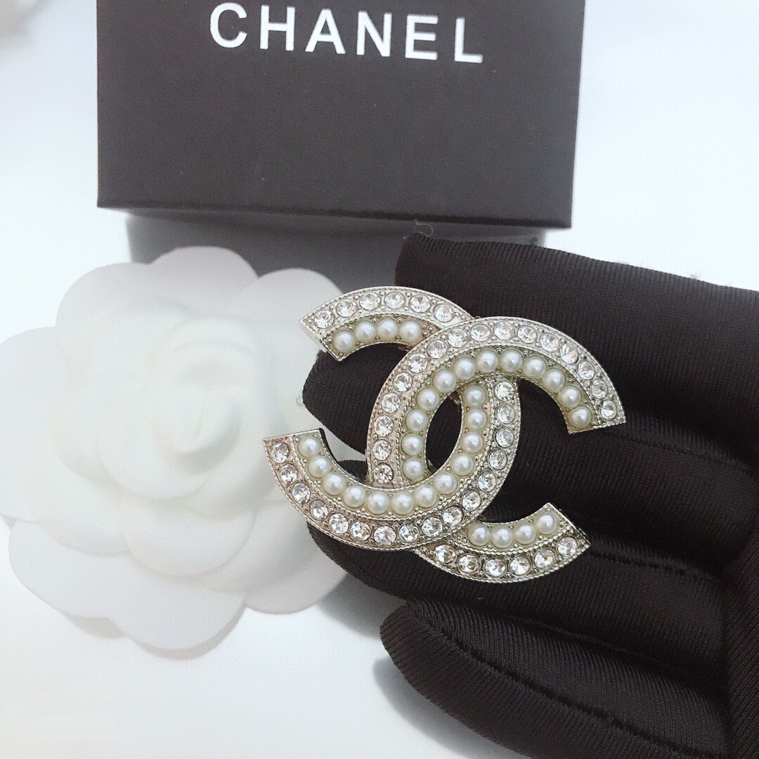 CC-Half pearl, Half diamond 50MM*40MM