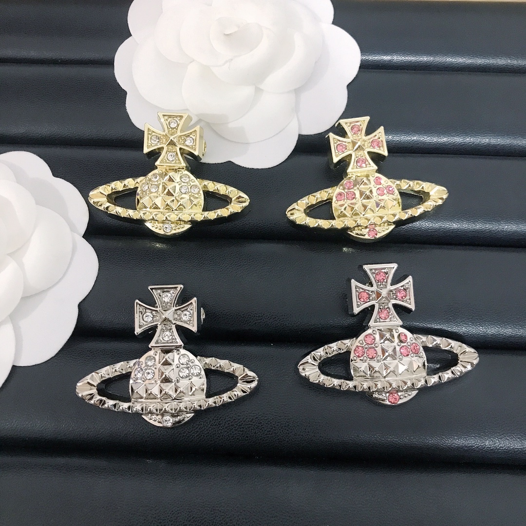 Planet shape With Diamonds 45MM*33MM