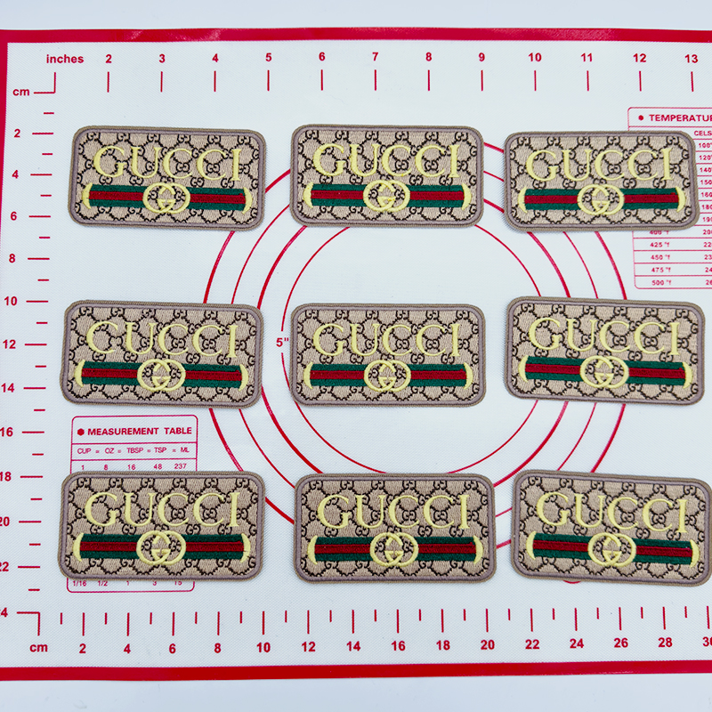 Mid(Iron-on) GG-Rectangle Shape Patches