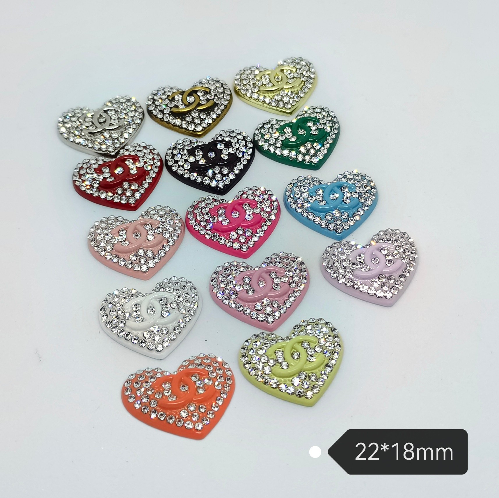 C-Love Shape Double C 22MM*18MM