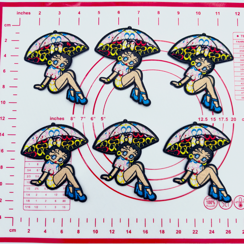 Mid(Iron-on) Betty Patches