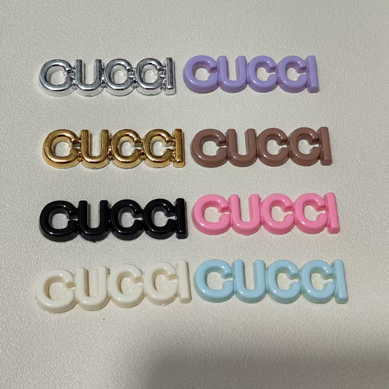 A Bag of（10PCS）GG Non metal signage 35MM*10MM