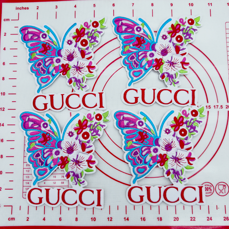 Large(Iron-on)G-Butterfly shaped Patches