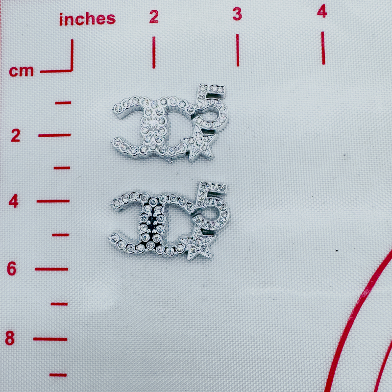 A Bag of（10PCS）Non-Metal  With Diamonds and pentagram cc