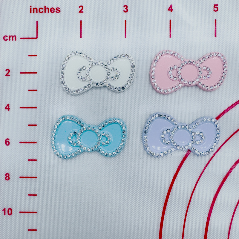 A Bag of（10PCS）Non-Metal With Diamonds bow