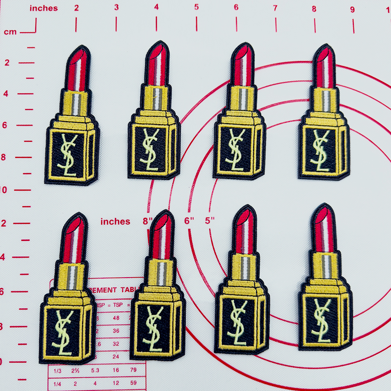 Mid(Iron-on) Y-2 Lipstick Shape Patches