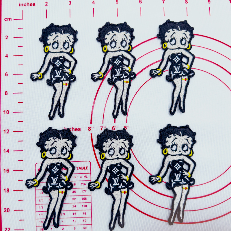 Mid(Iron-on) L-Black Betty Patches