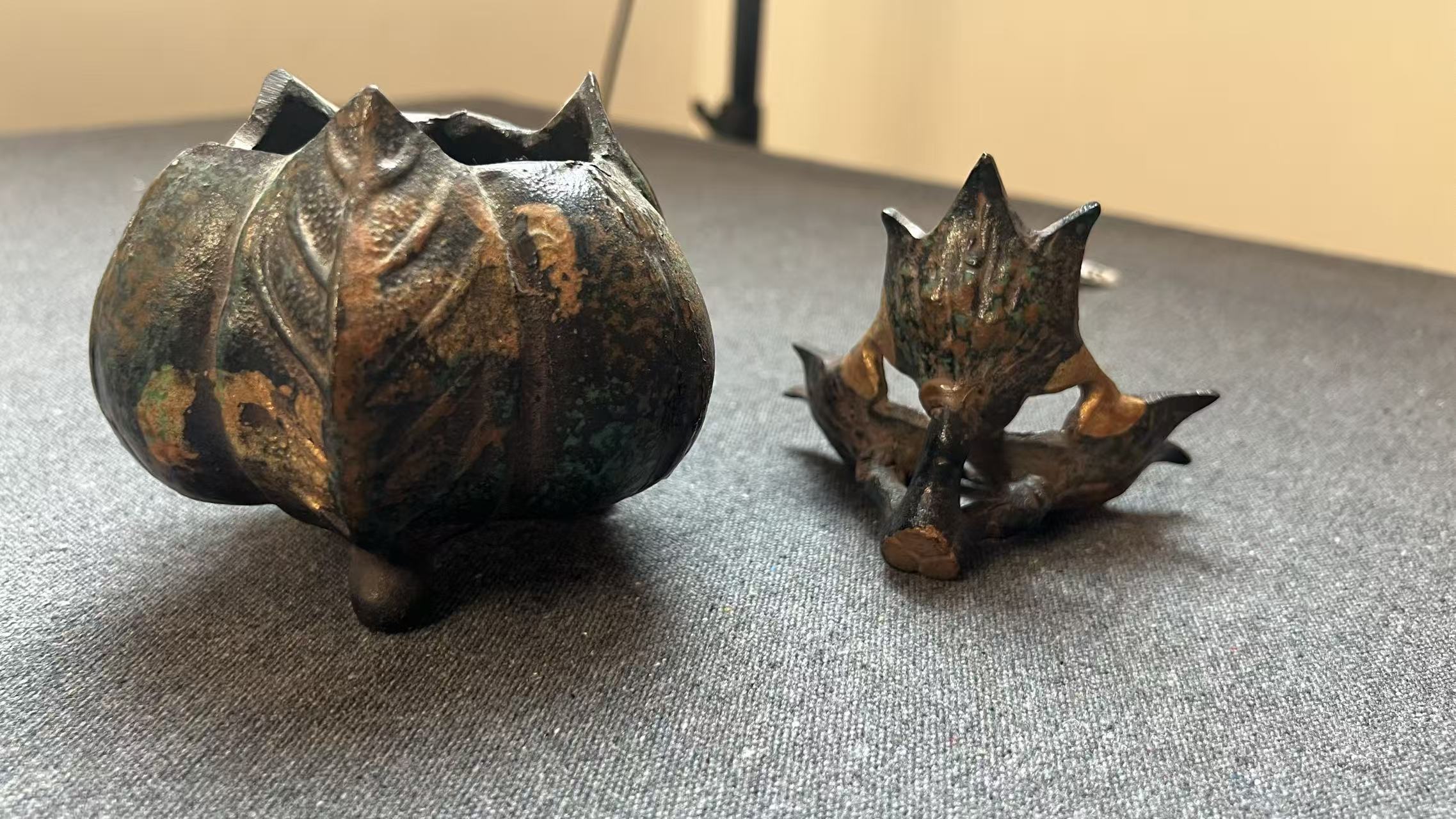 Eggplant-Shaped Incense Burner
