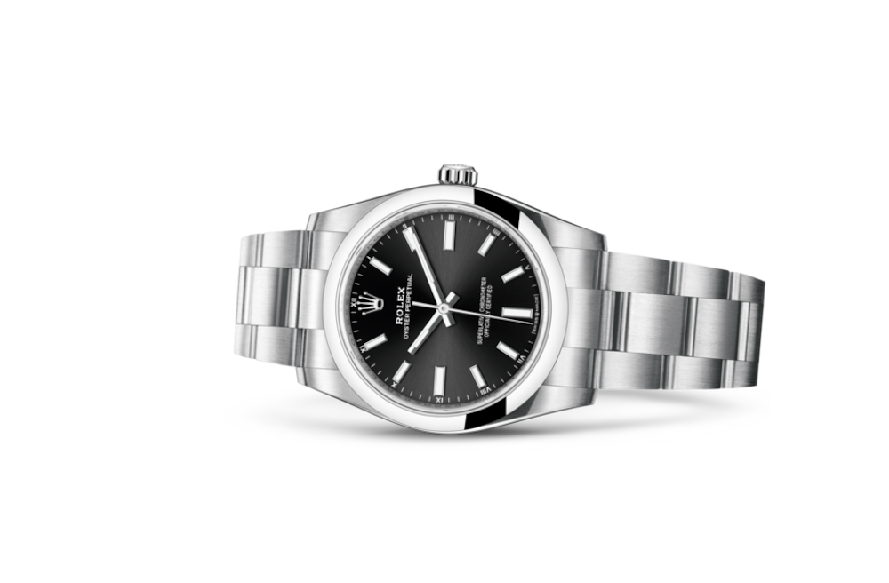 LadyRolex  OYSTER PERPETUAL 34 Bright Black,124200