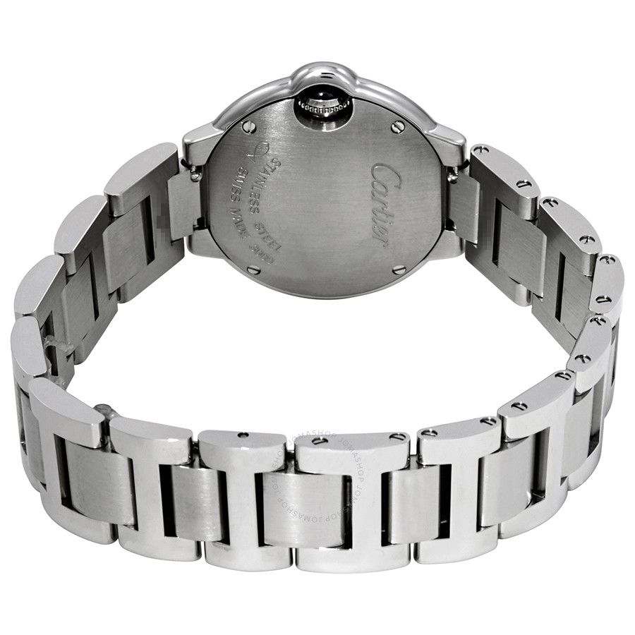 Cartier Ballon Bleu Stainless Steel & Diamonds Lady’s Watch, W4BB0015