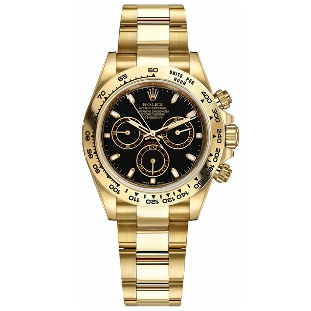 Rolex Cosmograph Daytona Black Dial Men's Watch 116508