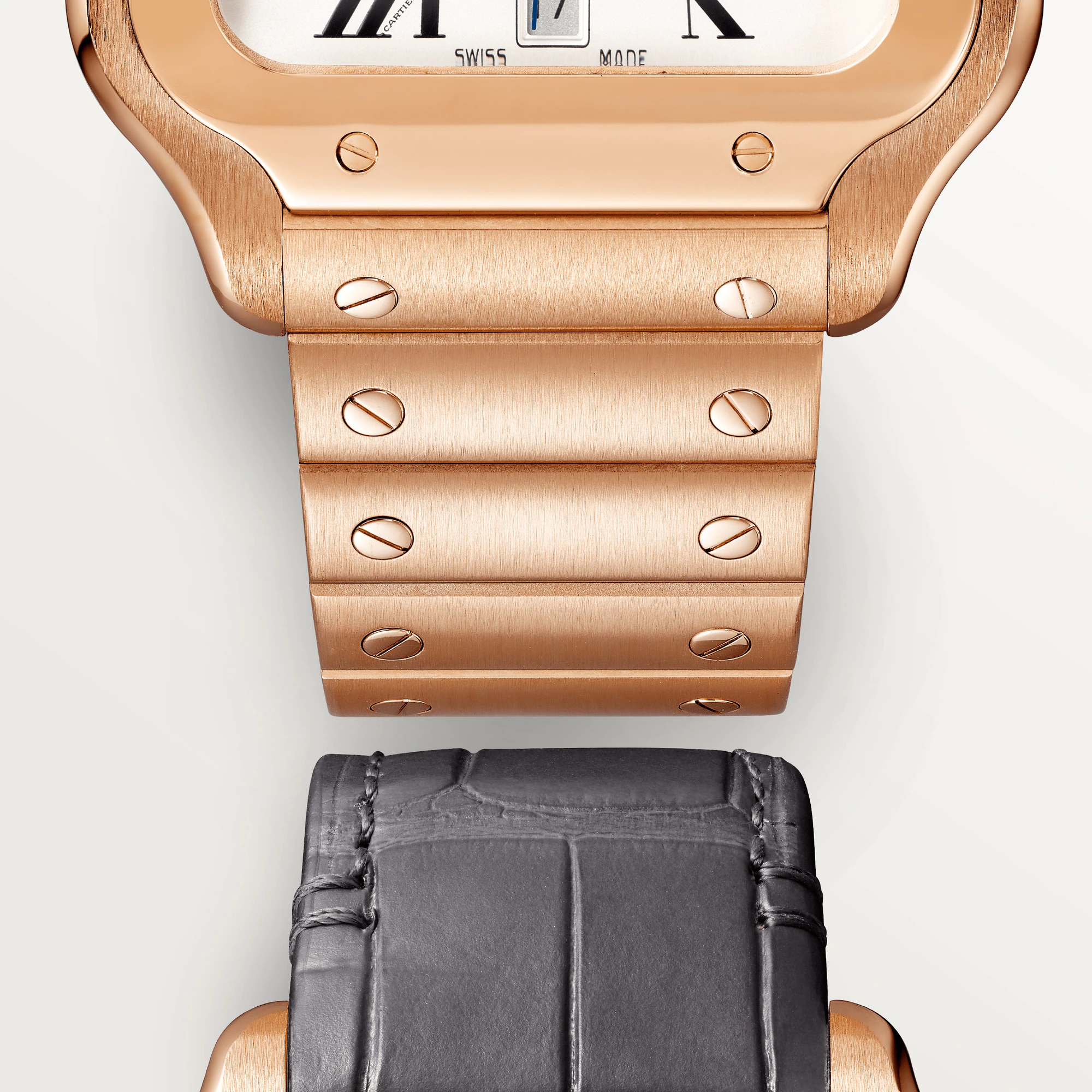 Cartier Santos Rose Gold Men’s Watch, WGSA0018