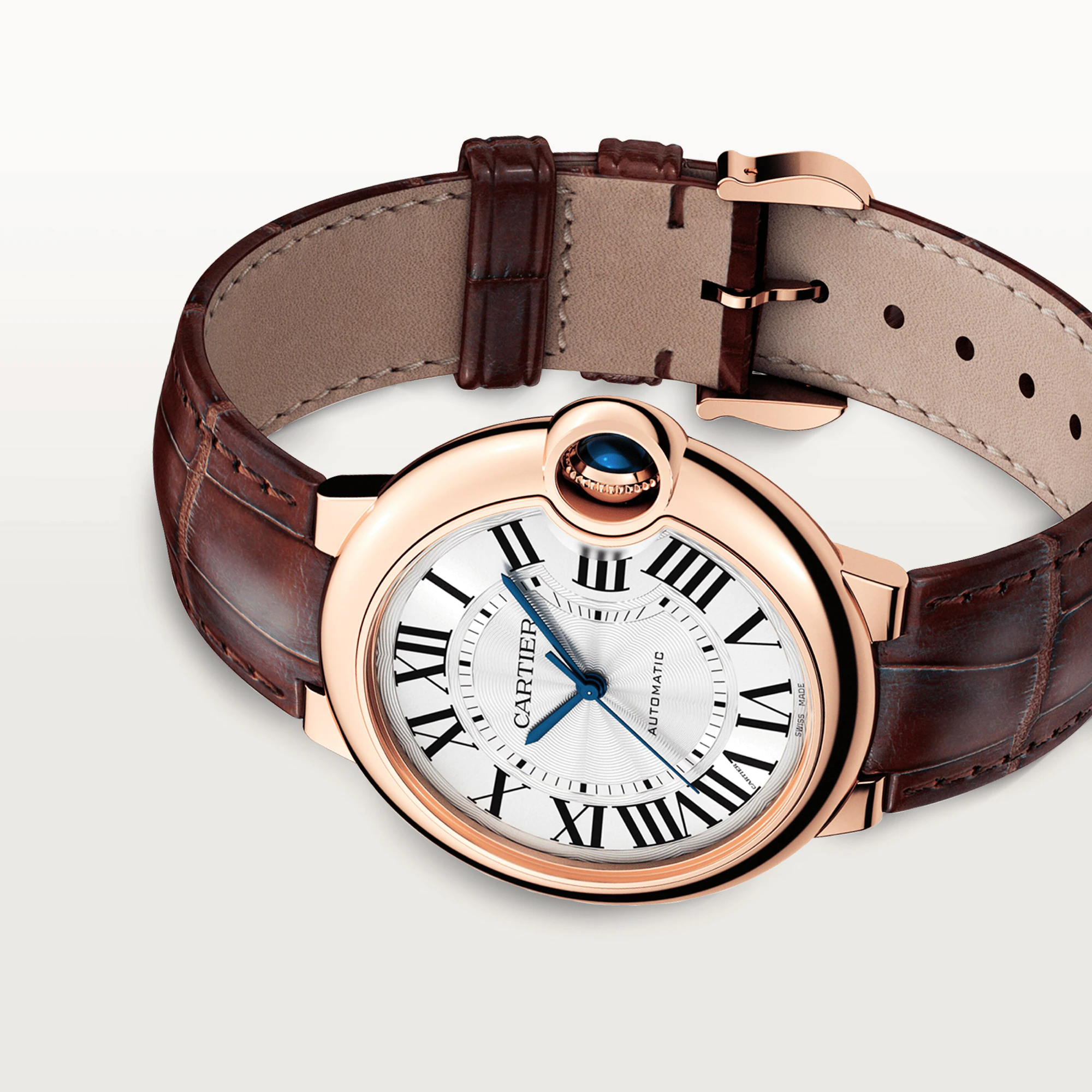 Cartier Ballon Bleu 36 mm 18K Rose Gold Men’s Watch, W6900456