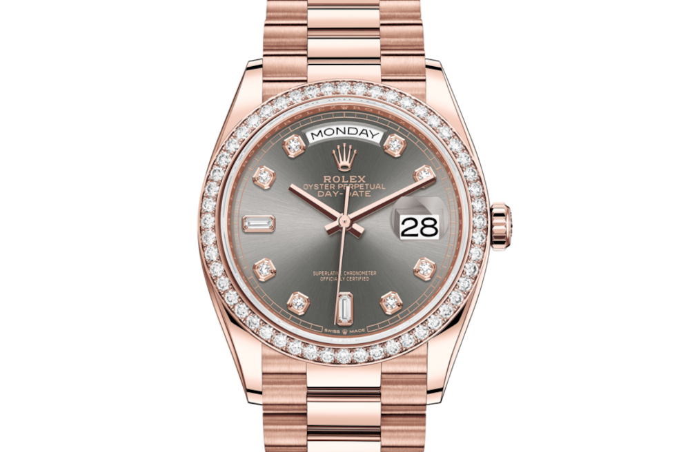 LadyRolex  DAY-DATE 36,128345RBR
