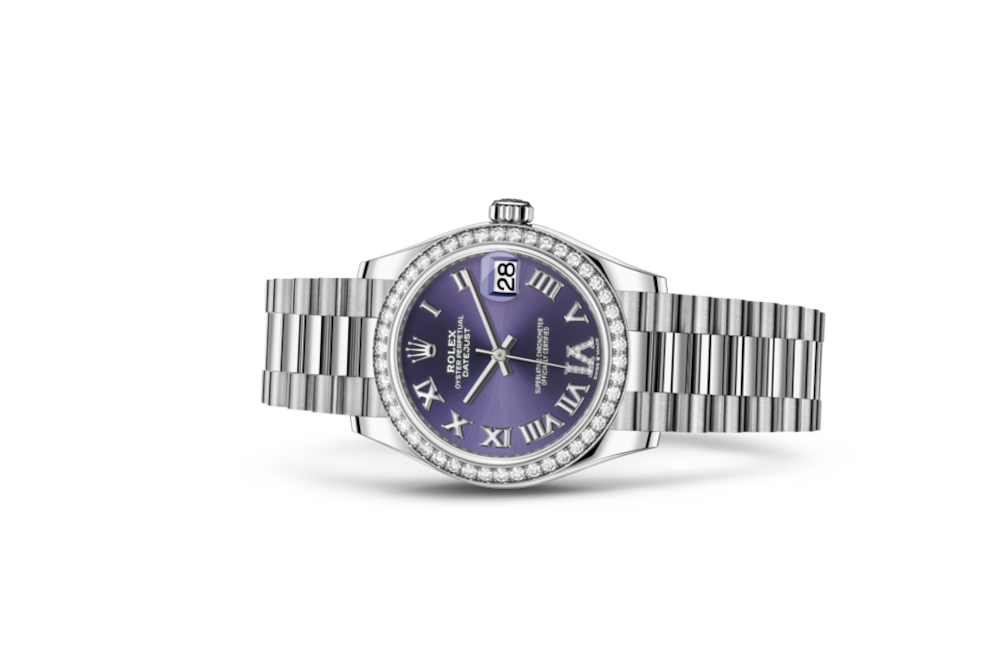 LadyRolex DATEJUST 31 Aubergine Set With Diamonds,278289RBR