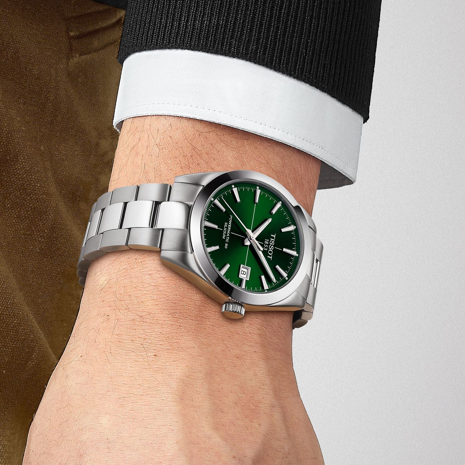 TISSOT WATCH GENTLEMAN POWERMATIC 80 T1274071109101