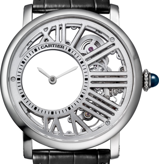 Cartier Rotonde 42mm Palladium Men’s Watch, WHRO0014