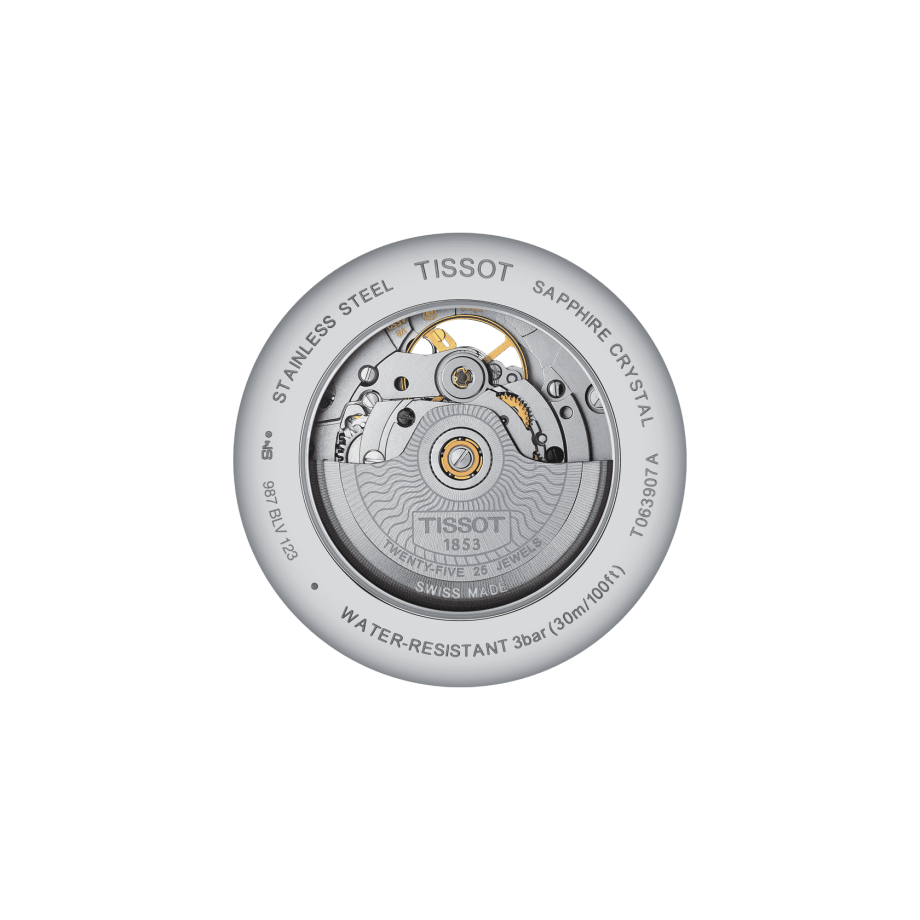 TISSOT WATCH TRADITION POWERMATIC 80 OPEN HEART T0639072203800