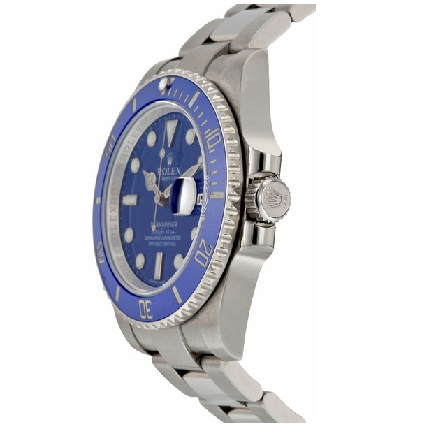 Rolex Submariner Date White Gold Men's Watch 116619LB