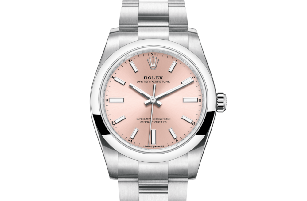 LadyRolex  OYSTER PERPETUAL 34 Pink ,124200