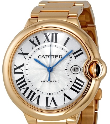 Cartier Ballon Bleu 40 mm Rose Gold & Diamonds Men’s Watch, WJBB0057