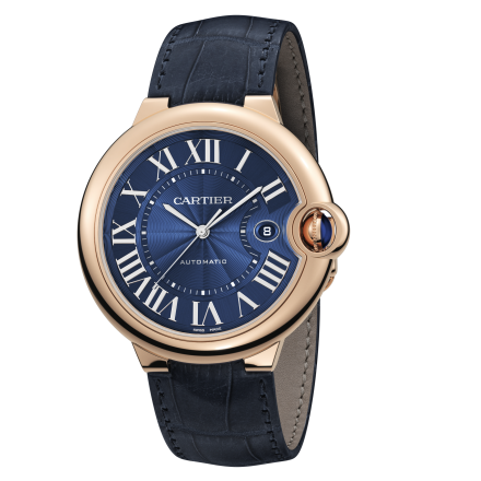 Cartier Ballon Bleu 42 mm 18K Rose Gold Men’s Watch, WGBB0036