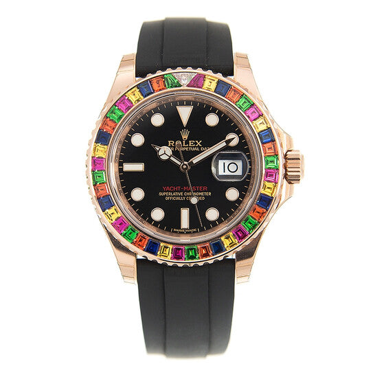 Rolex Yacht-Master Men's Black Watch - 116695 SATS