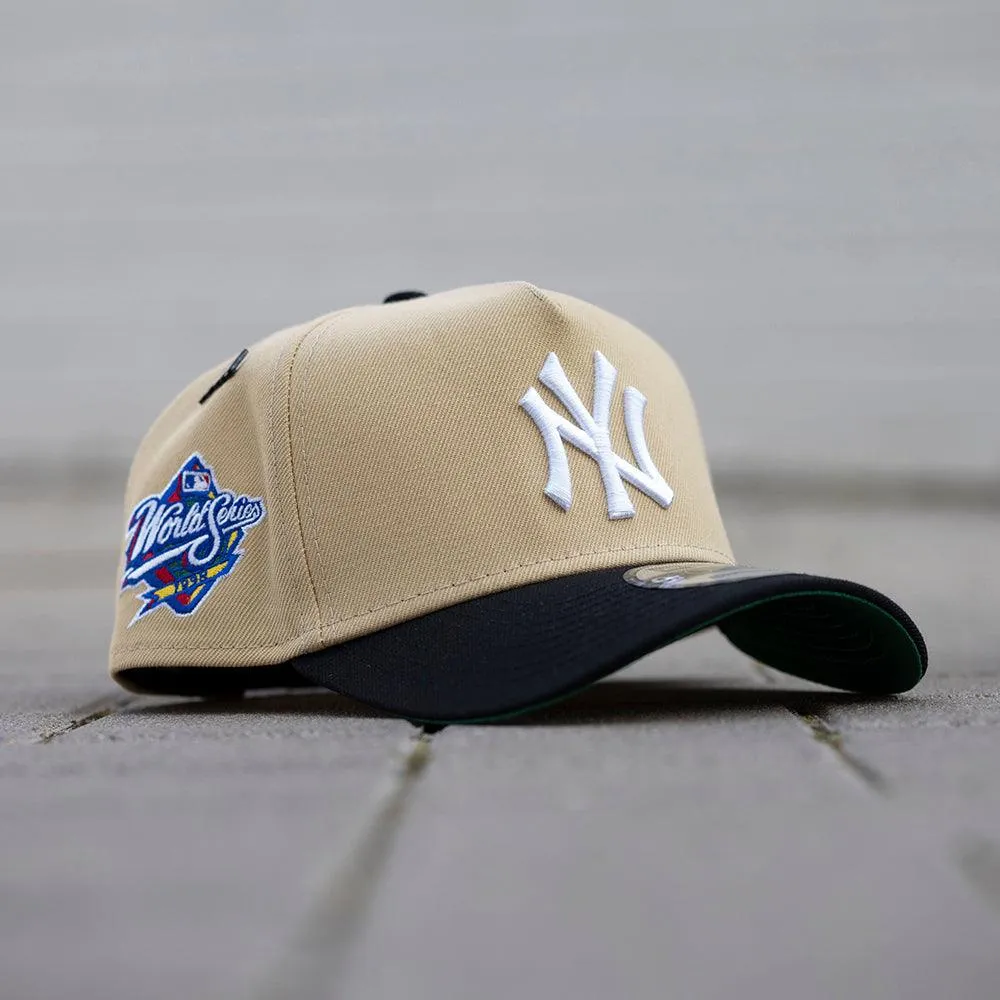 NEW ERA 9FORTY A-FRAME MLB NEW YORK YANKEES WORLD SERIES 1998 TWO TONE / KELLY GREEN UV SNAPBACK - Thesouthcap