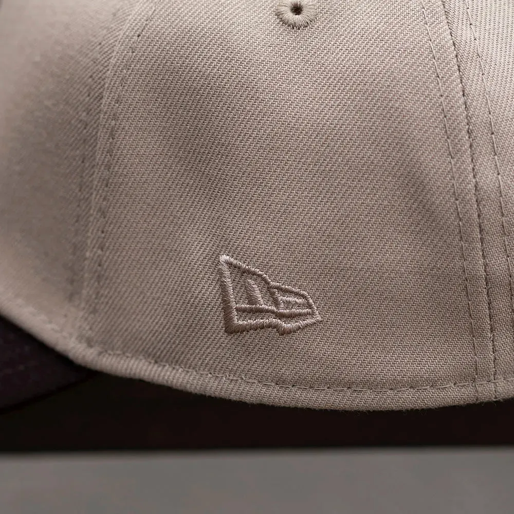 NEW ERA 9FORTY A-FRAME MLB NEW YORK YANKEES WORLD SERIES 1998 TWO TONE / GREY UV SNAPBACK - Thesouthcap