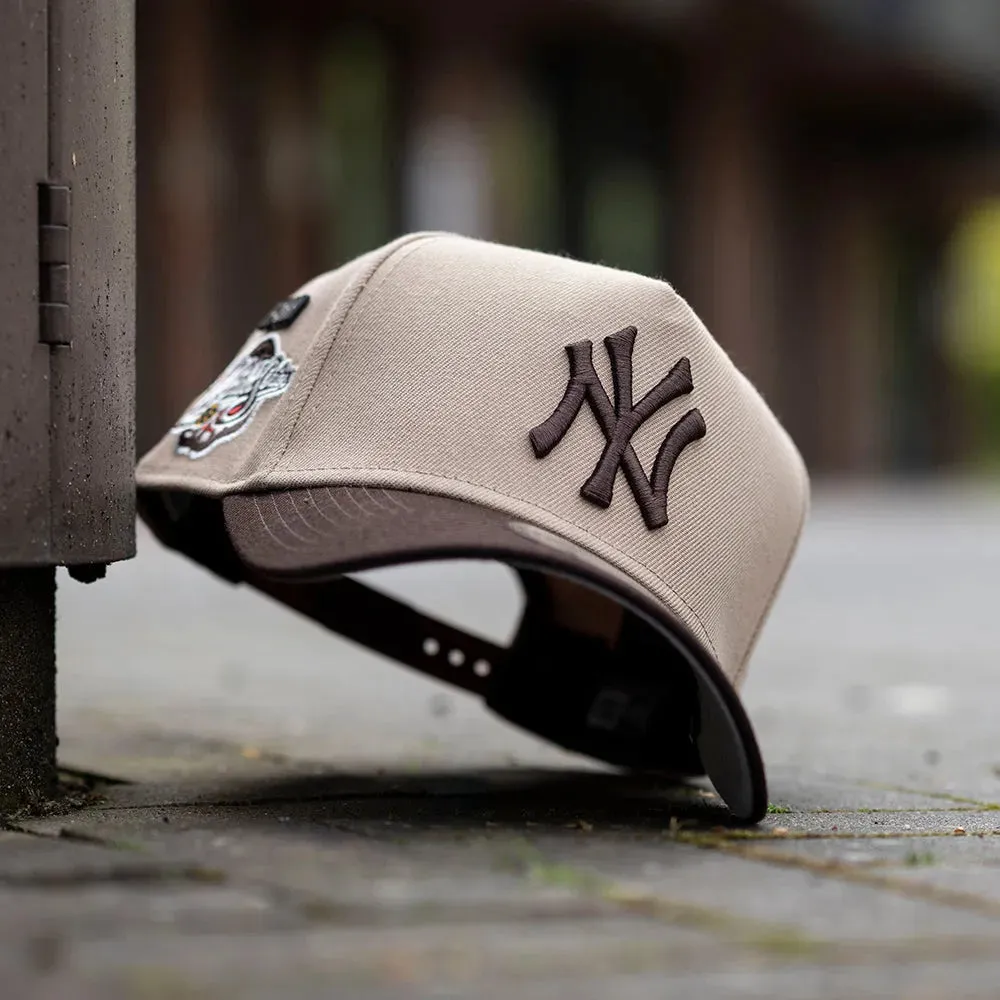 NEW ERA 9FORTY A-FRAME MLB NEW YORK YANKEES WORLD SERIES 1998 TWO TONE / GREY UV SNAPBACK - Thesouthcap