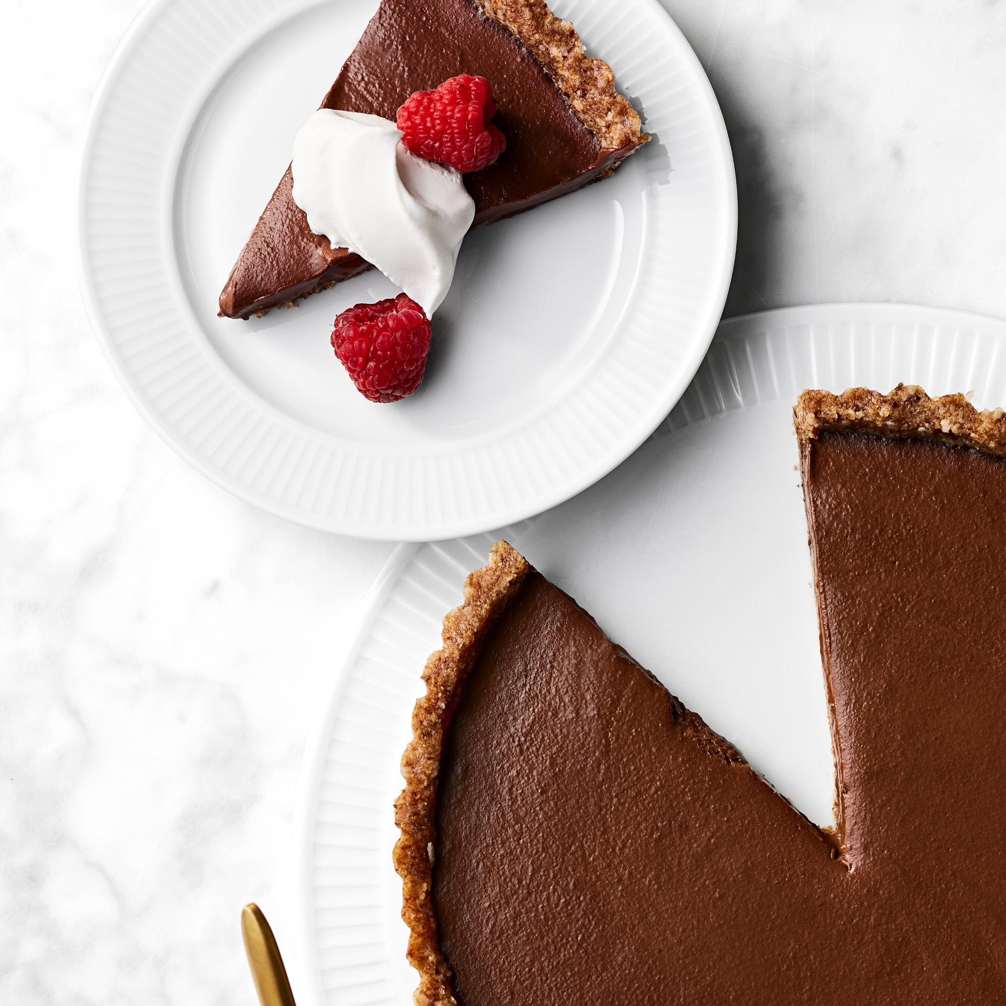 Pillivuyt Plisse Porcelain Salad Plates