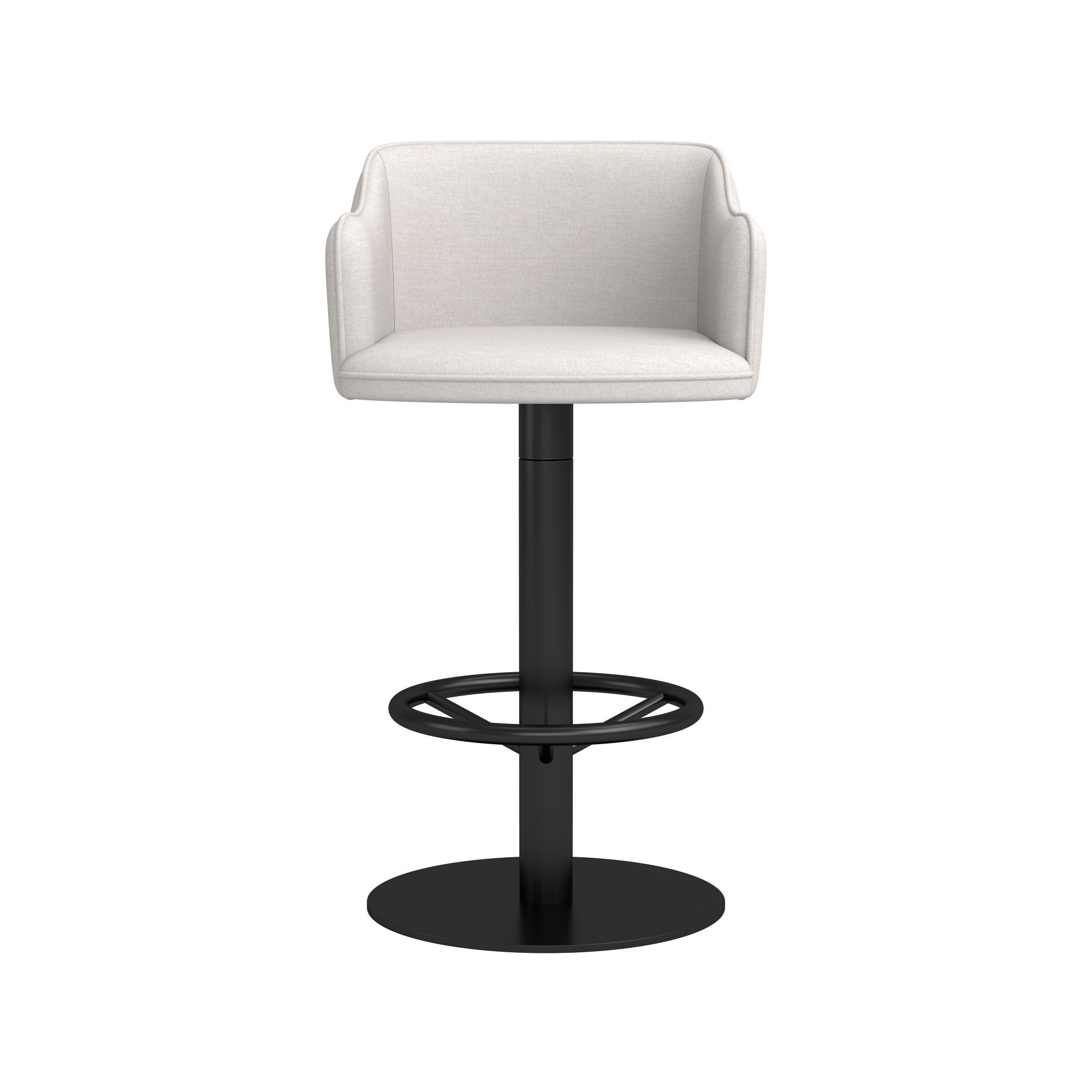 Harding Upholstered Pedestal Counter  & Bar Stool