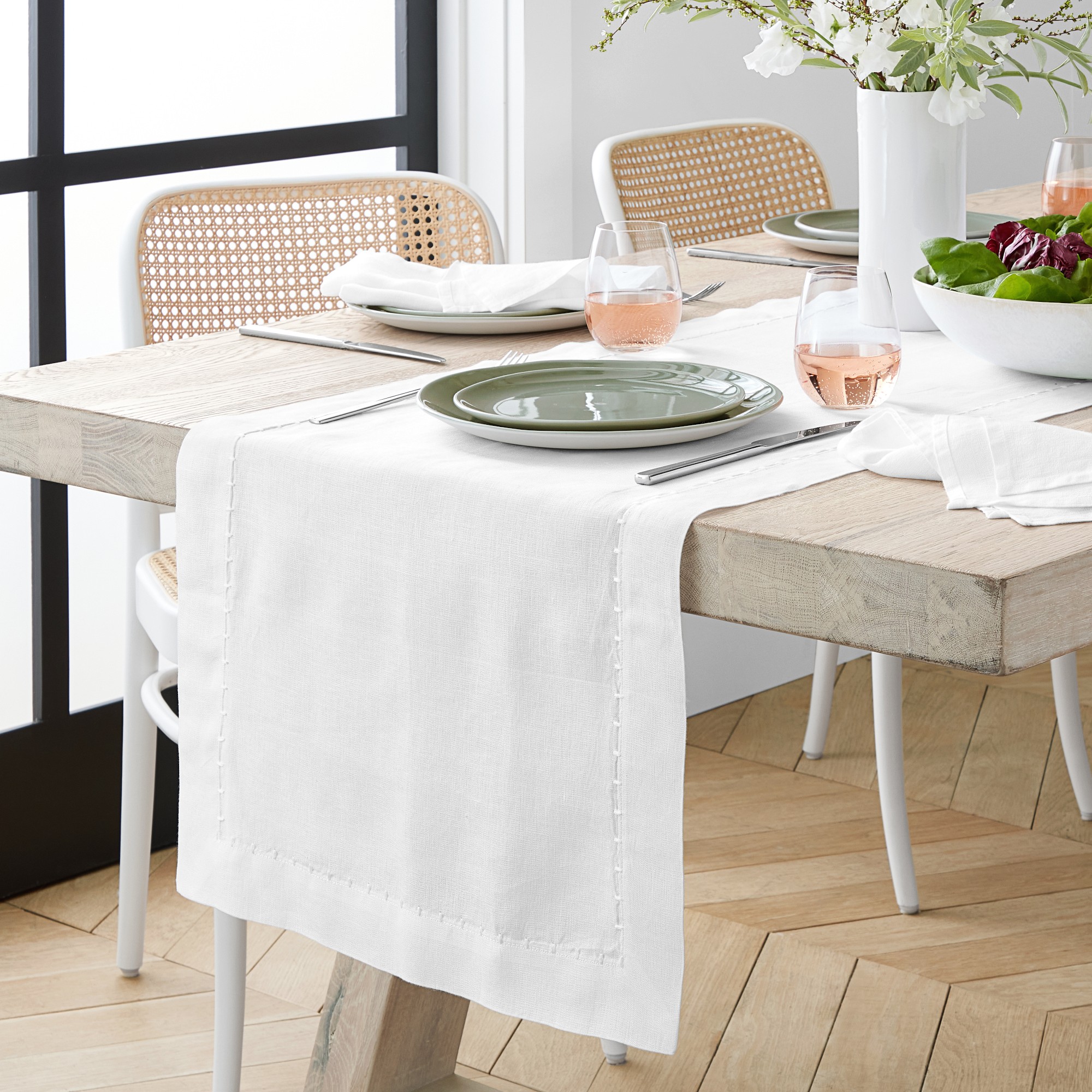 Italian Washed Linen Table Runner
