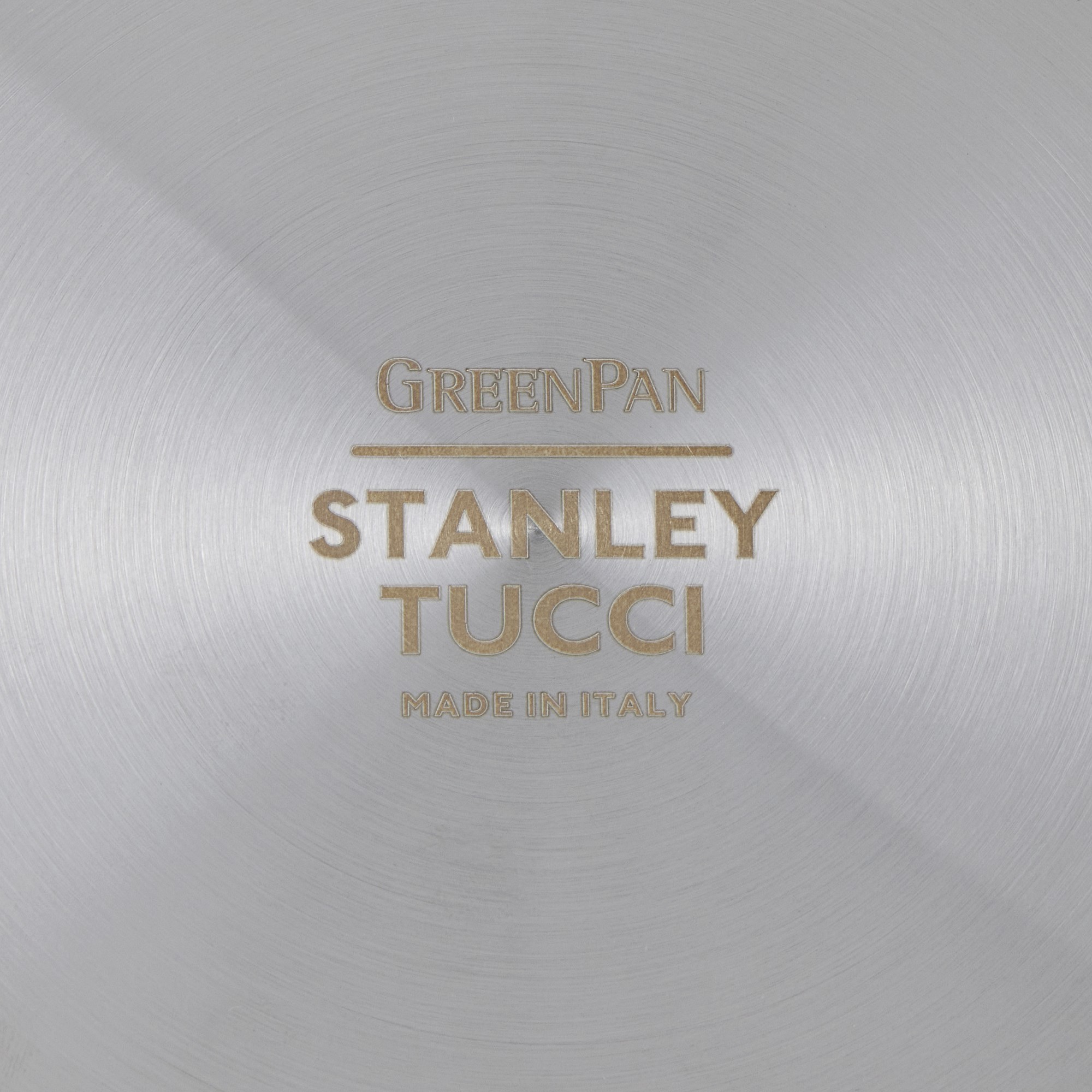 GreenPan™ Stanley Tucci™ Stainless-Steel Ceramic Nonstick Saute Pan, 4-Qt.