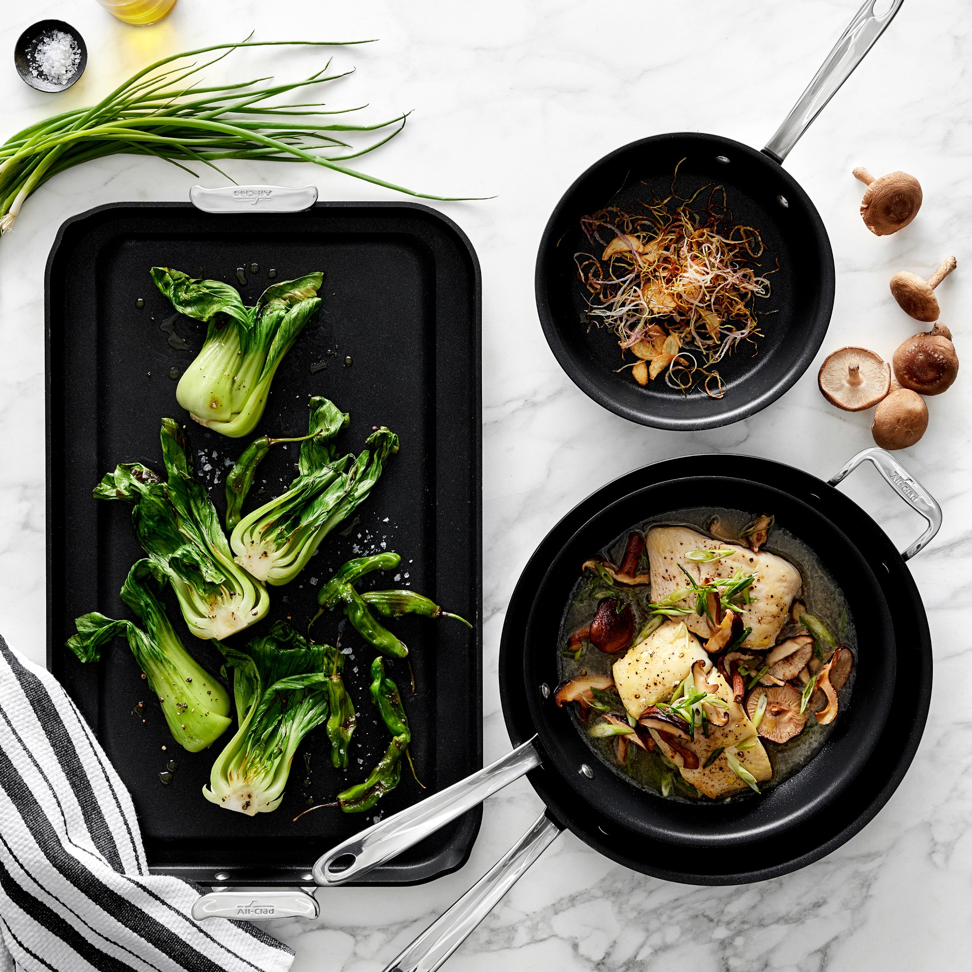 All-Clad NS™ Pro Nonstick Double Burner Griddle