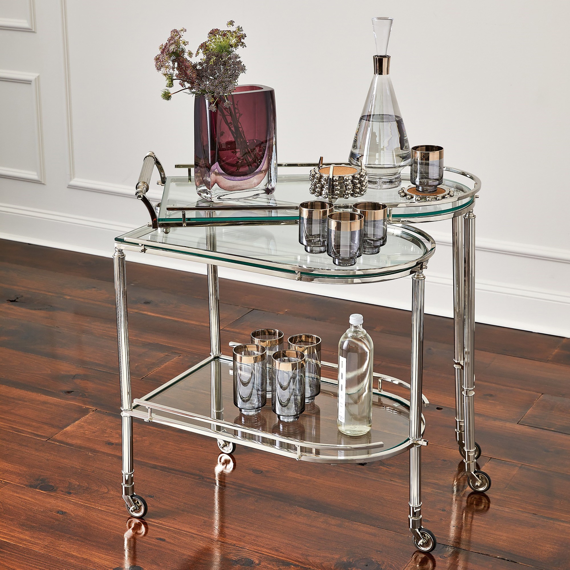 Bella Folding Bar Cart (31