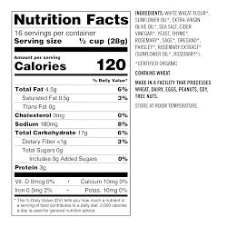 Williams Sonoma Organic Stuffing Mix, Focaccia