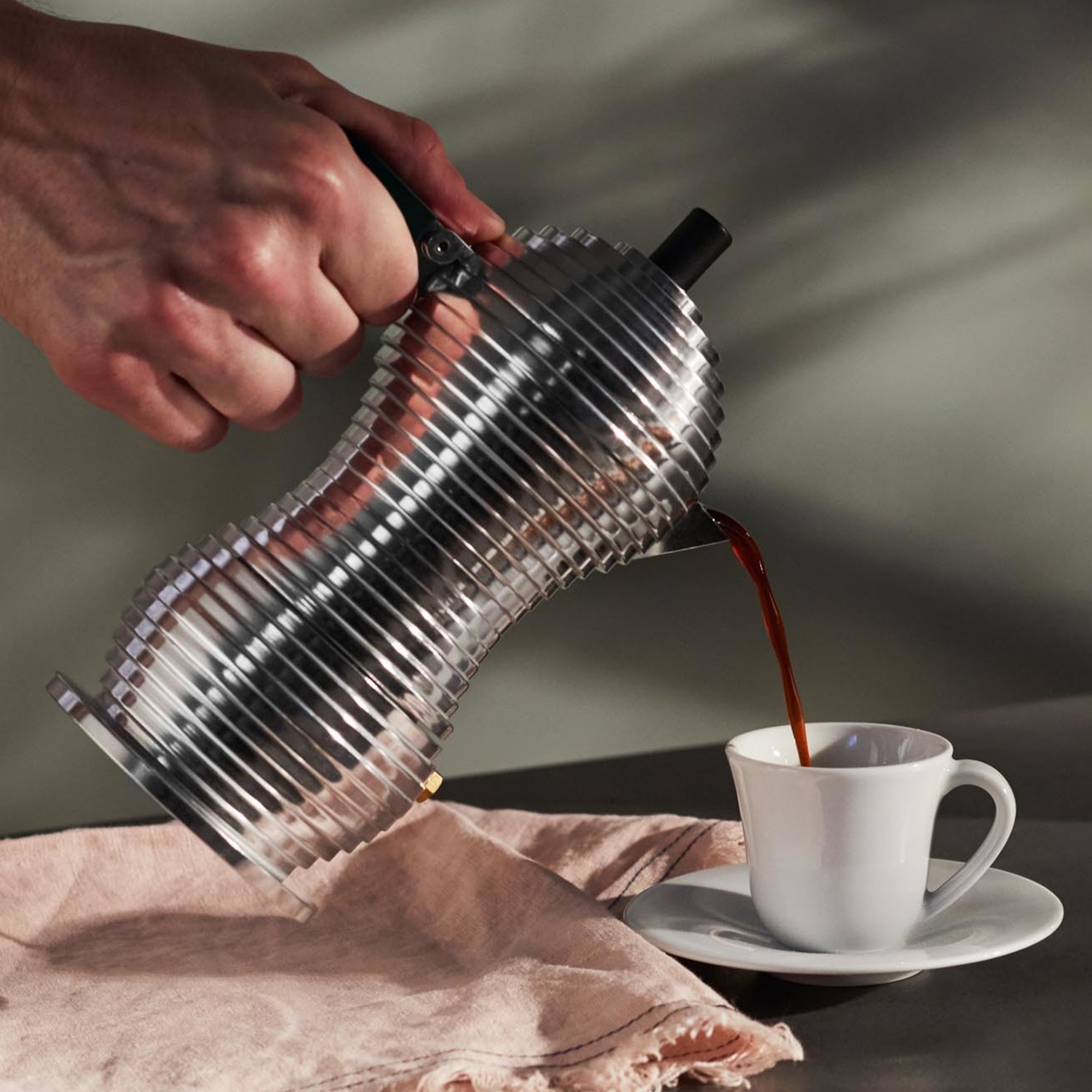 Alessi Pulcina Gas Stovetop Espresso Maker